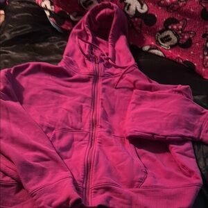 Womans Pink crop  Hoodie